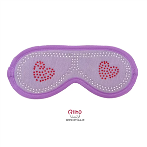 چشم بند خواب طرح دار مدل نگینی (3 لایه)