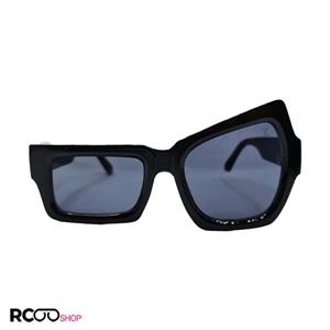عینک آفتابی فانتزی لویی ویتون مشکی رنگ با عدسی های متفاوت مدل 96009 