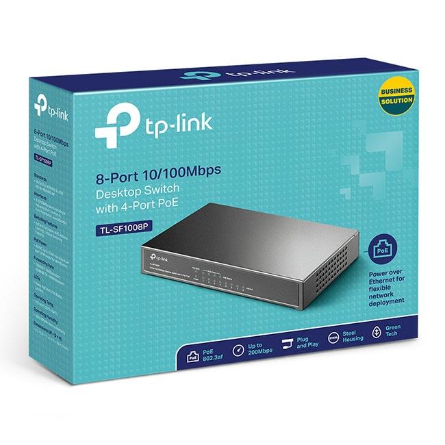 TP-LINK TL-SF1008D 8-Port 10/100Mbps Desktop Switch
