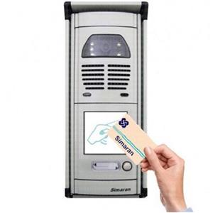 پنل آیفون تصویری کارتخوان سیماران مدل یک واحدی فوژان -VFC1/N