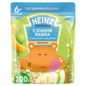 غذای کودک هاینز Heinz با طعم چند غله ، سیب و موز