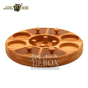 سینی سرو و پذیرایی وارمردار چوبی  لوکس باکس کد LB402