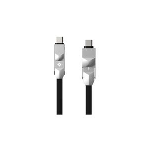 کابل تبدیل USB به Lightning و Type C توتو مدل Godzilla طول 1.2 متر Totu And Cable 1.2m 