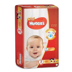 پوشک هاگیز قرمز سایز 3 huggies