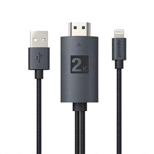 کابل Lightning به HDMI پرودو مدل PD-ABHDL2-BK