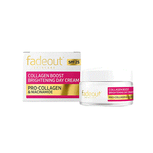 کرم روز روشن کننده و کلاژن ساز فیداوت Fadeout Skincare Collagen Boost Whitening Day Cream 75ml 