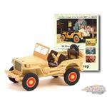 ماکت ماشین فلزی willys jeep 1945 greenlight  164