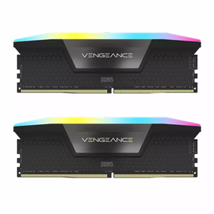 رم کامپیوتر رم کورسیر VENGEANCE RGB 32GB 16GBx2 6400MHz CL32 DDR5