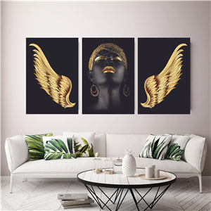 تابلو بوم طرح فرشته مجموعه 3 عددی