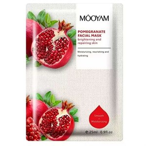 ماسک ورقه ای صورت آبرسان انار مویام mooyam