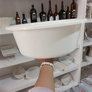 لگن 045 سلام پلاستیک تهیه شده از مواد نو مقاوم مناسب برای شستوشوی برنج میوه سبزی