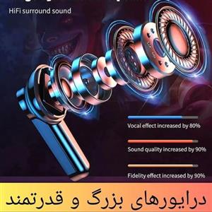 هندزفری بلوتوث ایرپادm28 اصلی- غول حرفه ای گیمینگ