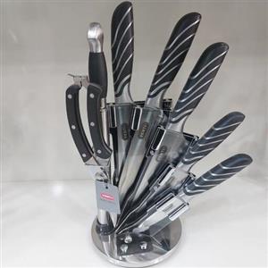 سرویس چاقو آشپزخانه 8 پارچه ( VENTI ) ریور با پایه