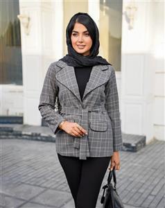مانتو پاییزه چهارخونه
