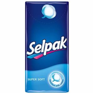 دستمال کاغذی جیبی کلاسیک 10 برگ سلپک (Selpak) 