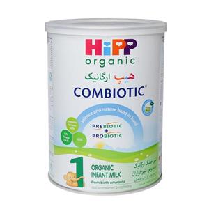 شیر خشک هیپ ارگانیک ۱ کمبیوتیک (از بدو تولد تا 6 ماهگی) 350 گرم HIPP Combiotic Organic Infant Milk From Birth Onwards 350g