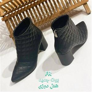 نیم بوت زنانه شنل دوزی 