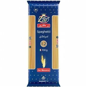 اسپاگتی قطر 1.2 زرماکارون مقدار 700 گرم