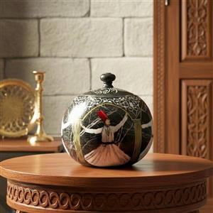 شکلات خوری سنگی ساخته شده از سنگ سرپانتین 