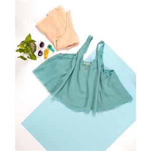 تاپ لنین برند MANGO قواره آزاد و بزرگ