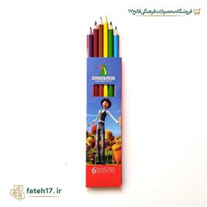مداد رنگی 6 رنگ ووک
