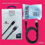 کابل شارژ ویکو_weco ( تایپ سی type-c )  نیوفونز newphones.ir