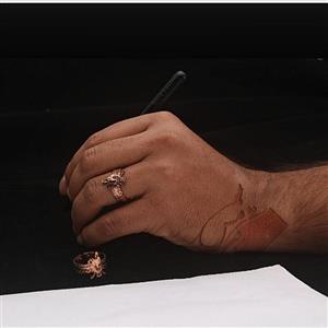 انگشترمسی قلمزنی فروهر