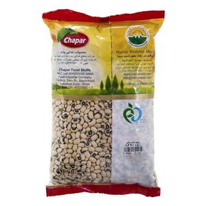لوبیا چشم بلبلی چاپار مقدار 900 گرم