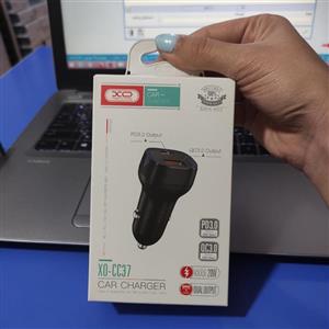 شارژر فندکی دو پورت USB,PD ایکس او،20وات مدل XO CC37