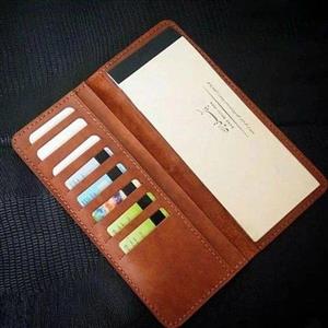 کیف دسته چک چرم گاوی دست دوز