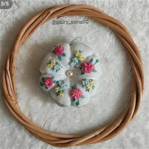 جاسوزنی گلدوزی شده سرخابی