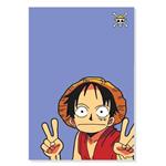 تابلو شاسی طرح کلاسیک انیمه وان پیس مانکی دی لوفی One Piece Monkey D Luffy مدل M0653