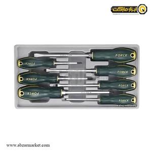ست پیچ گوشتی تخت و چهارسو فورس 7 عددی مدل 20713