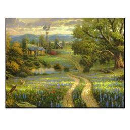 تابلو شاسی بکلیت طرح نقاشی منظره طبیعت مدل SH-11235