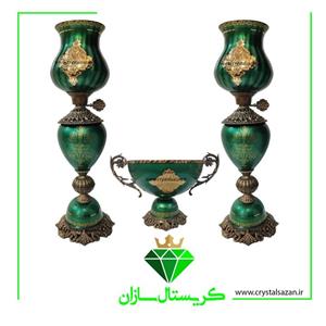 سه تیکه کریستال دکوری مدل  CS1739 کریستال سازان