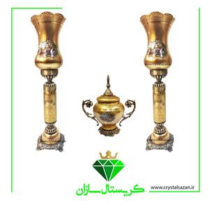 سه تیکه کریستال دکوری مدل CS1742 کریستال سازان