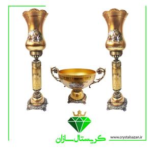 سه تیکه کریستال دکوری مدل CS1743 کریستال سازان