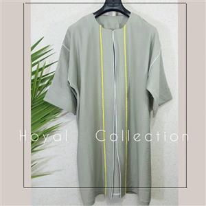 مانتو جلو باز (قزن دار) ، سایز : فری سایز تا سایز 48 ، جنس : بابوس رنگ : (زرد ،آبی نفتی ،صورتی، شکلاتی ،سبز پاستیلی)