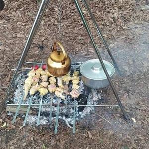 منقل سرخپوستی چهار پایه مسافرتی