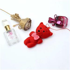 عروسک خرس عاشق قرمز ♥️ (پکیج 2 عددی)