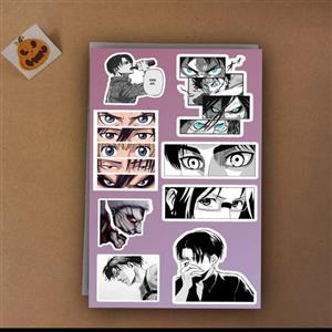 پک استیکر اتک ان تایتان(( ست برچسب attack on titan ))