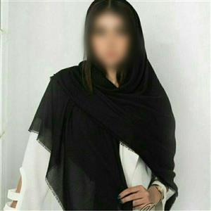 روسری مشکی سوپر نخ