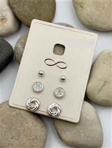 گوشواره میخی استیل 3