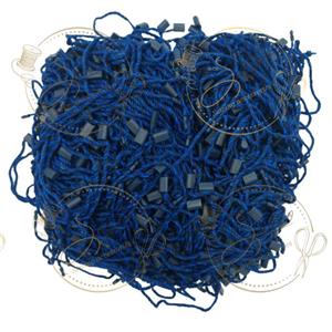 نخ اتیکت آبی مشکی دورنگ ضخیم بسته 1000تایی