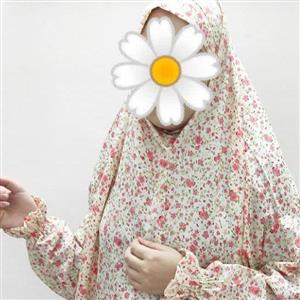چادر نماز کیسه‌ای جلو بسته (آستین دار)