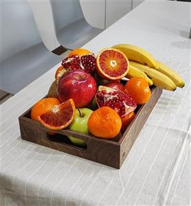 سینی دسته دار چوبی