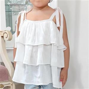 تاپ حریر فانتزی استر کشی شده به همراه شورتک بچه گانه