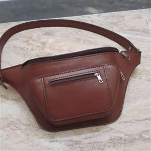 کیف کمری با چرم درجه یک دستدوز