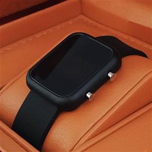 ساعت مردانه و زنانه ال ای دی دار بند رابر-رنگ های مختلف شیک -لاکچری led watch