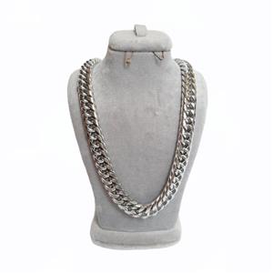 گردنبند کارتیر دوبل 6 تراشه استیل 316